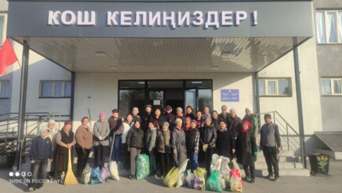 Субботник в Алексеевской общеобразовательной школе.